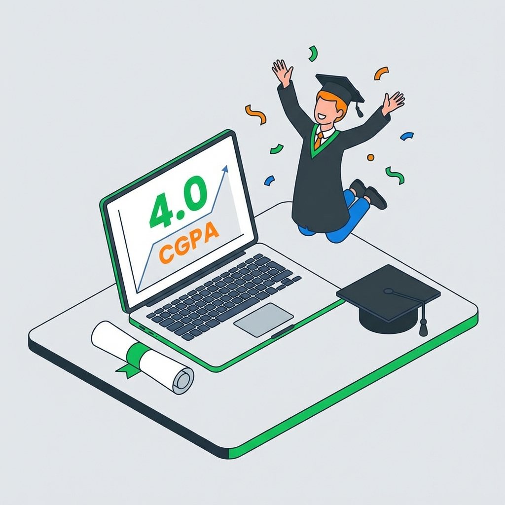 Academic Success Illustration