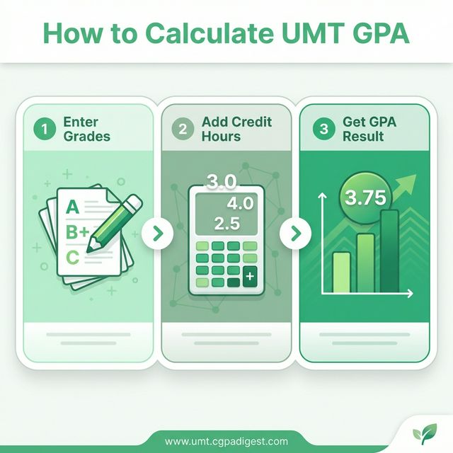 Step-by-Step GPA Calculation for UMT