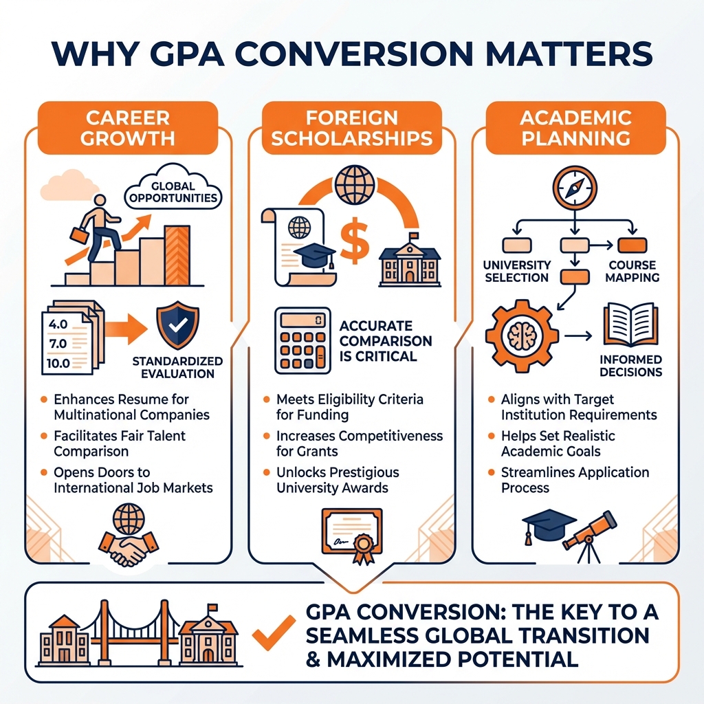 Percentage To CGPA Conversion Infographic